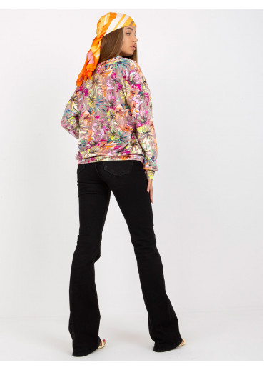 Béžovo hnedé vzorované tričko