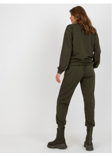 Khaki zelená tepláková súprava