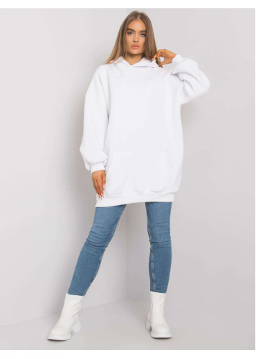 Biela oversize mikina