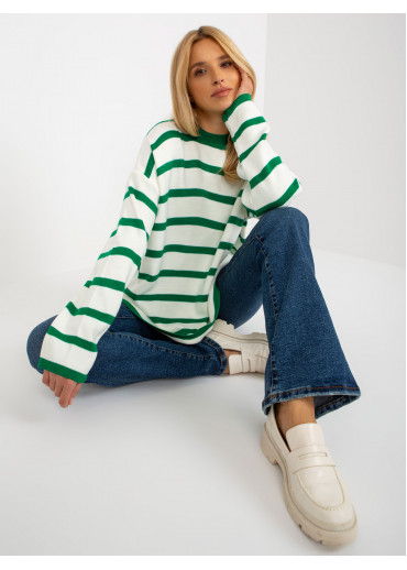 Tmavozelený pulóver