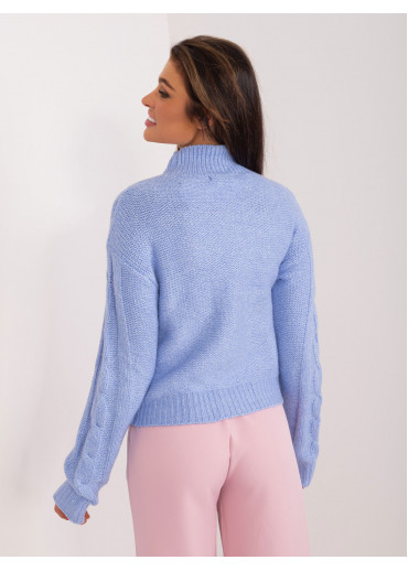 Svetlomodrý pulóver