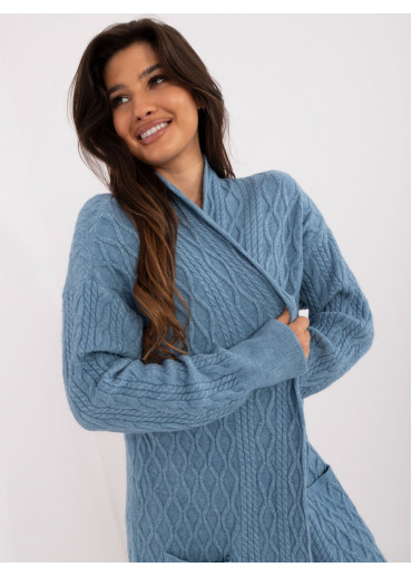 Svetlomodrý dámsky kardigán