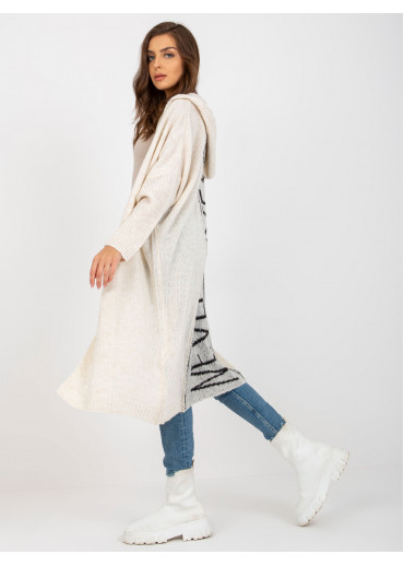 Smotanovo biely kardigán