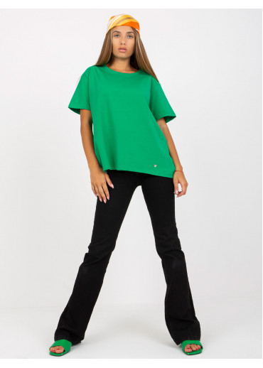 Zelené asymetrické tričko