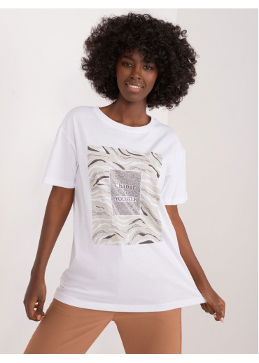 Biele tričko s potlačou