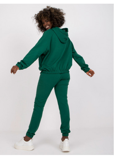 Tmavozelená tepláková súprava