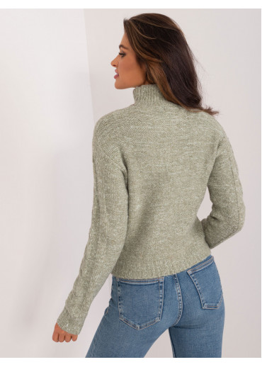 Svetlozelený pulóver