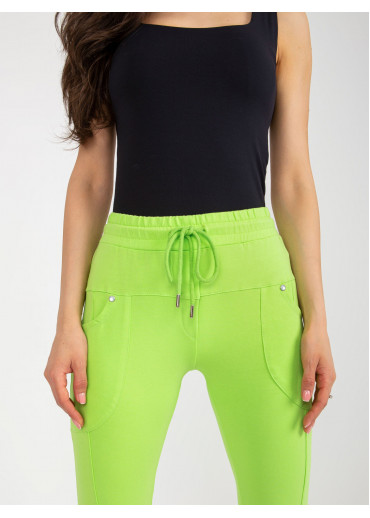 Limetkovo zelené tepláky