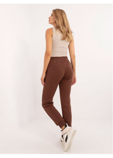 Tmavohnedé dámske tepláky