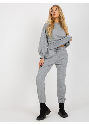 Sivá tepláková súprava