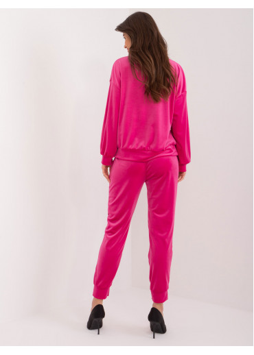 Fuchsiovo ružová tepláková súprava