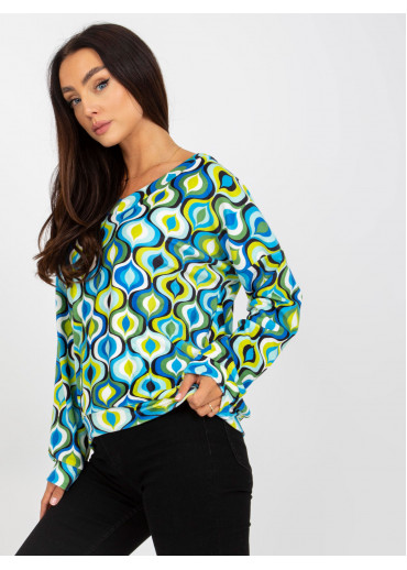 Zelené vzorované tričko