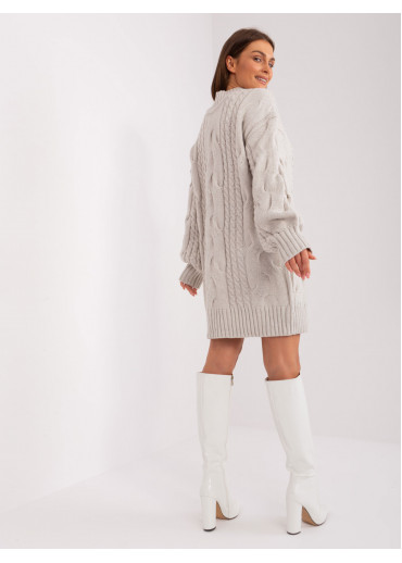 Kapučínovo hnedý predĺžený sveter