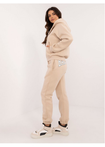 Béžovo hnedá tepláková súprava 3-kombinácia