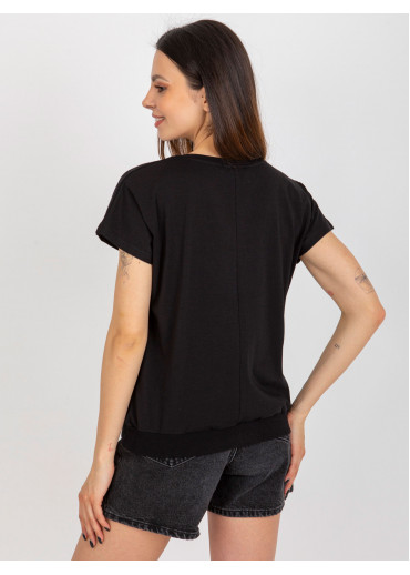 Čierne tričko s potlačou