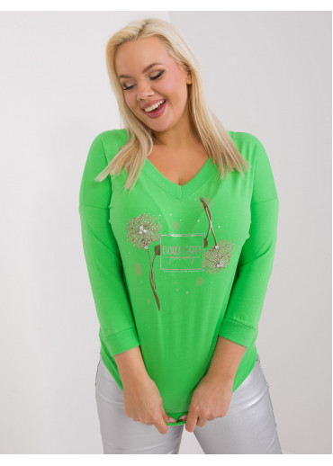 Zelené tričko s potlačou