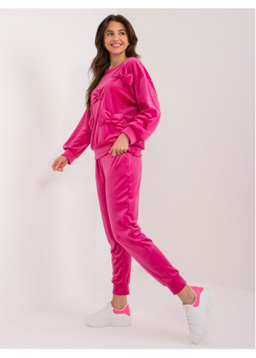 Fuchsiovo ružová tepláková súprava