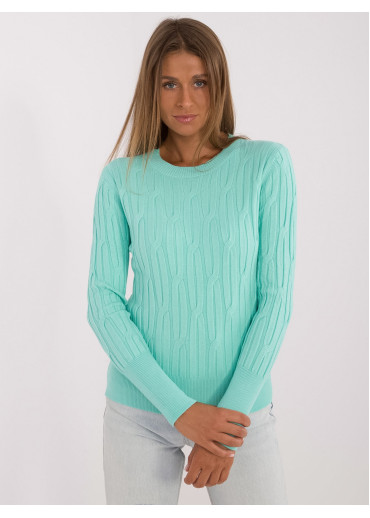 Svetlozelený dámsky sveter