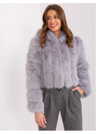 Sivá chlpatá bunda