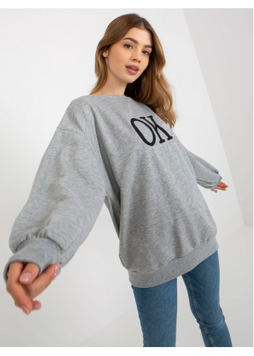 Sivá mikina OK