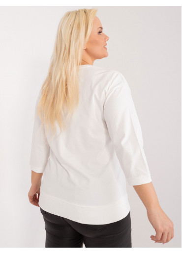 Smotanovo biele tričko s potlačou