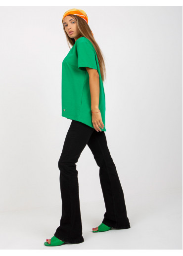 Zelené asymetrické tričko