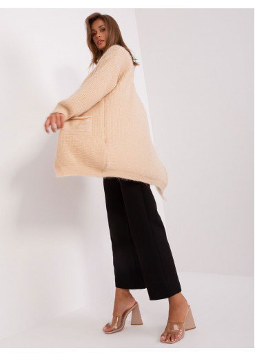 Béžovo hnedý kardigán