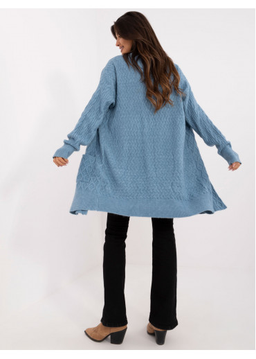 Svetlomodrý dámsky kardigán