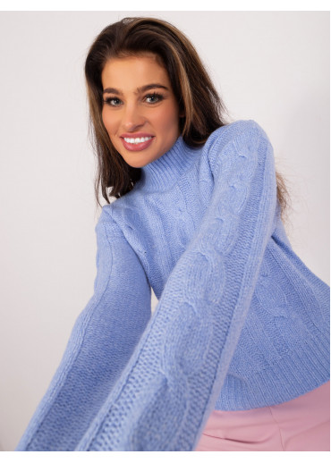 Svetlomodrý pulóver