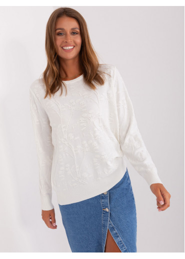 Smotanovo biely pulóver
