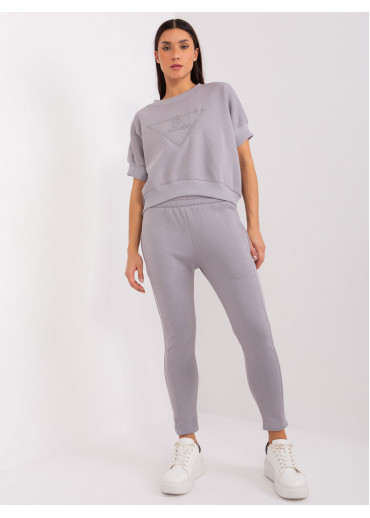 Sivá dámska tepláková súprava