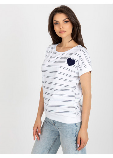 Svetlomodré tričko srdce