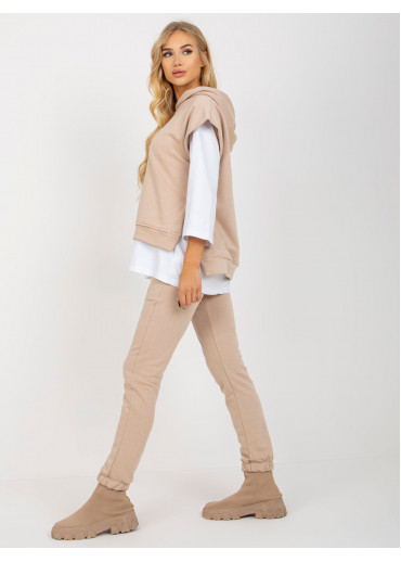 Béžovo hnedý komplet