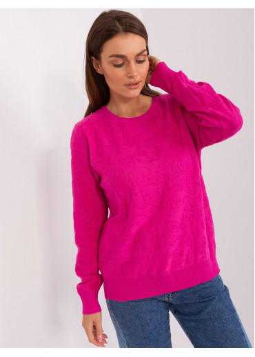 Fuchsiovo ružový pulóver