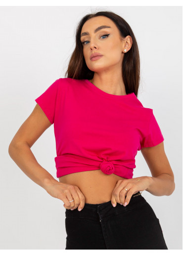 Fuchsiovo ružové basic tričko