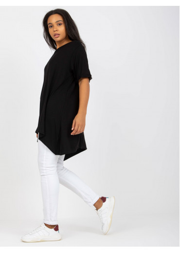 Čierna tričková tunika