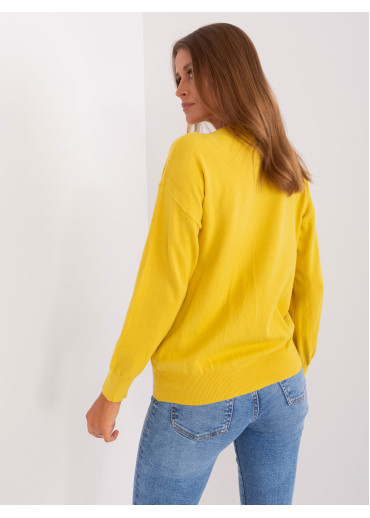 Žltý dámsky sveter