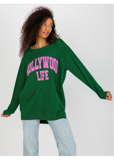 Zelená mikina Hollywood