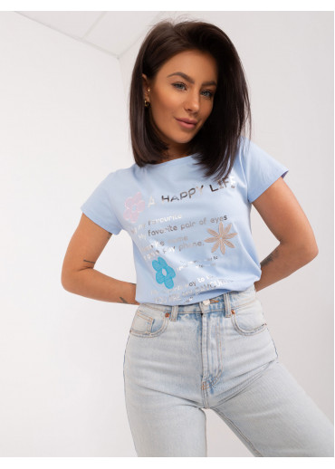 Svetlomodré dámske tričko