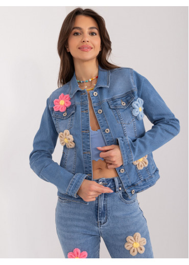 Svetlomodrá džínsová bunda