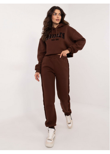 Hnedá tepláková súprava