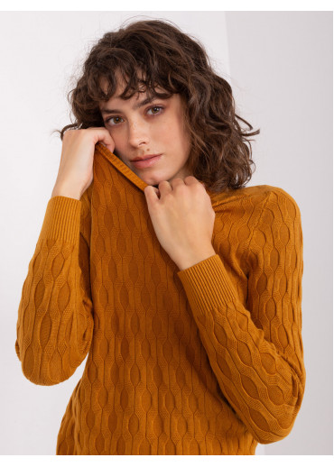 Karamelovo hnedý pulóver