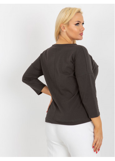 Tmavosivé tričko s potlačou