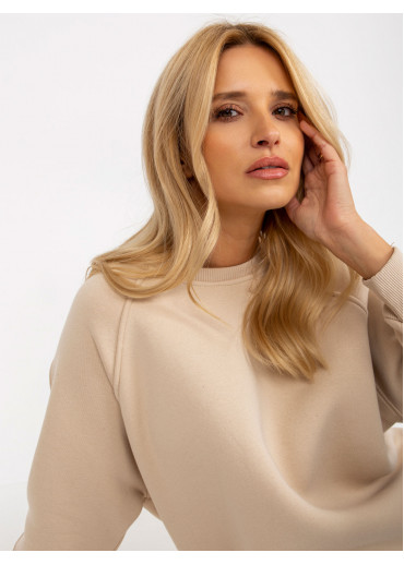 Béžovo hnedá mikina