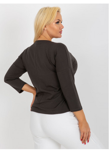 Tmavosivé tričko s potlačou vážka