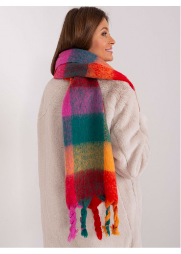 Tmavozelený hebký šál