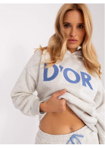 Sivá tepláková súprava