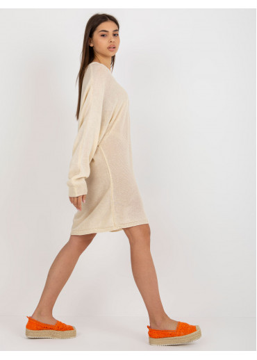 Béžovo hnedý pulóver