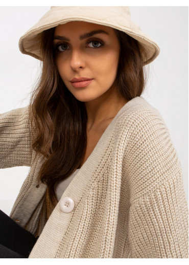 Béžovo hnedý kardigán