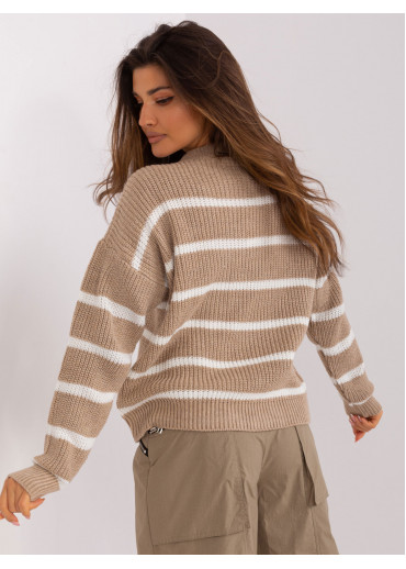 Béžovo hnedý sveter